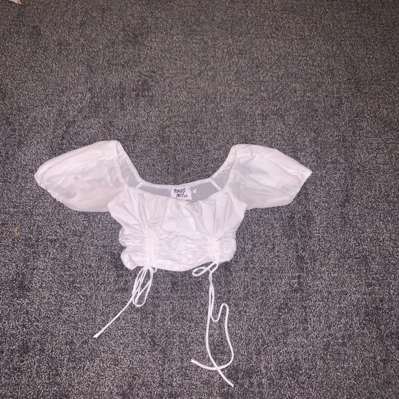 Princess Polly In the Hills Top /white corset /size 2 - Picture 1 of 3